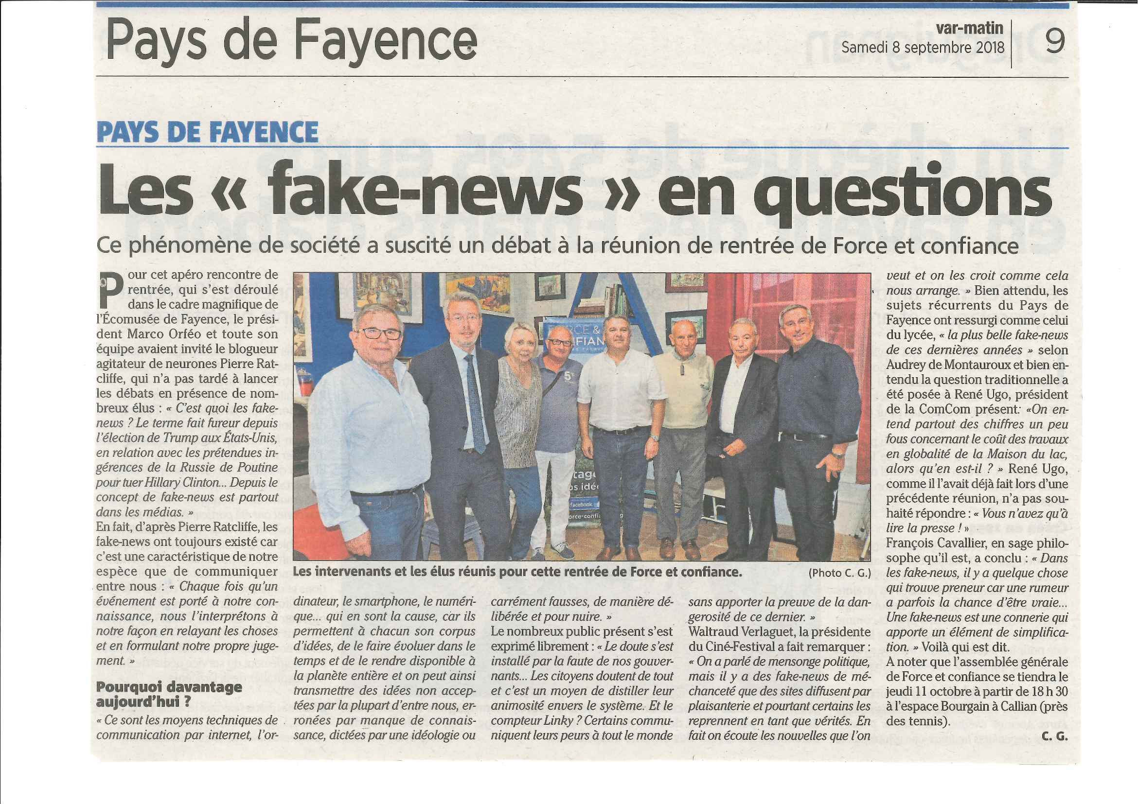 Les Fake-Newsen questions